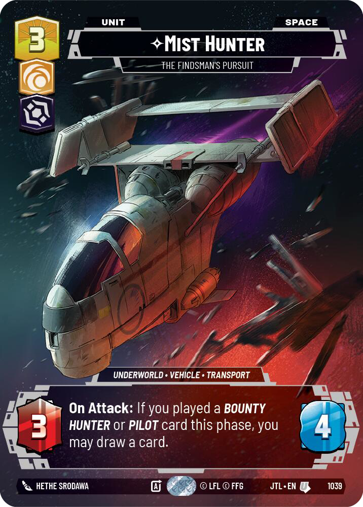 Mist Hunter, The Findsman's Pursuit, Jump to Lightspeed Card Art