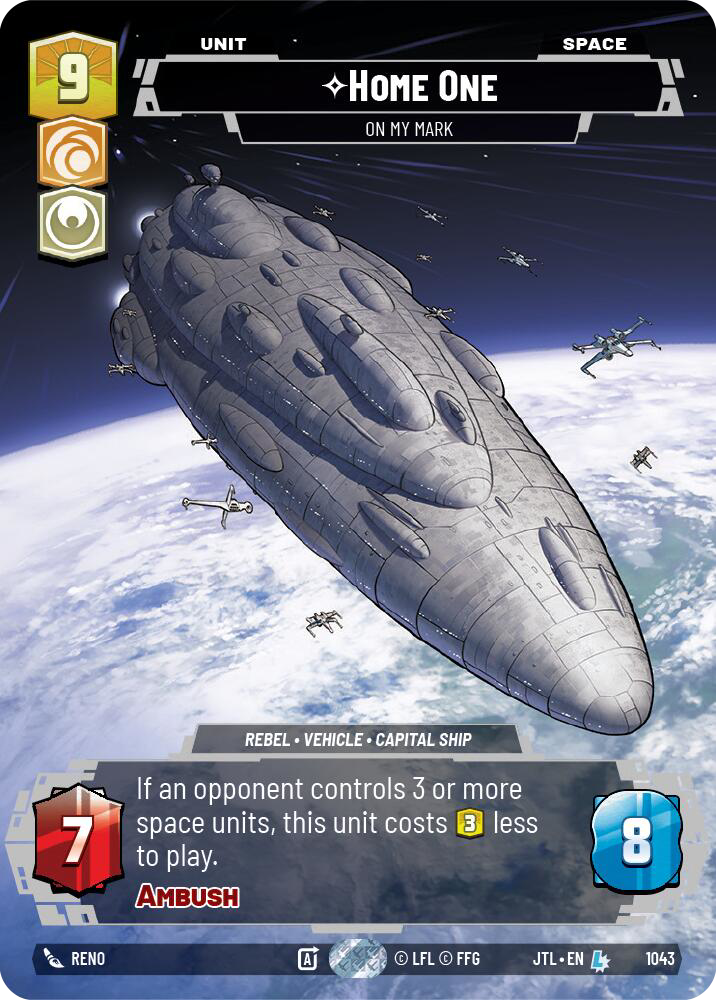Home One, On My Mark, Jump to Lightspeed Card Art