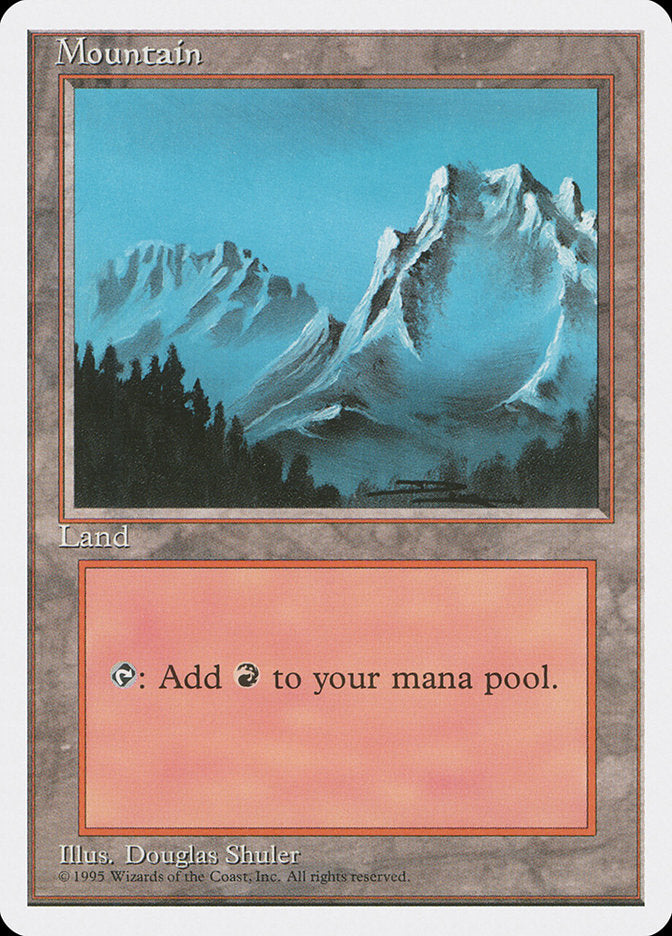 Mountain, Fourth edition Card Art