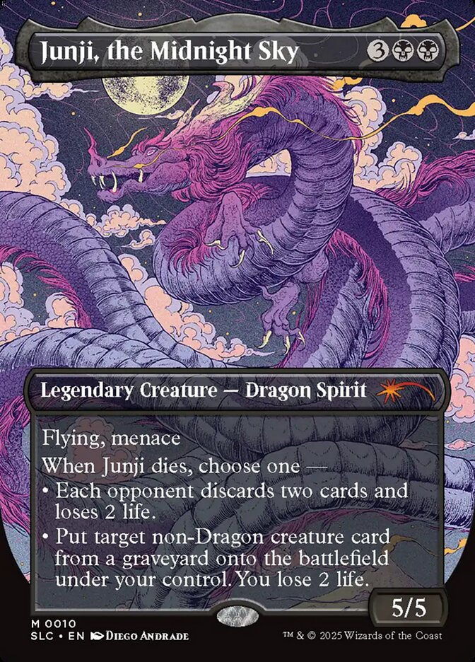 Junji, the Midnight Sky, Secret Lair Countdown Card Art