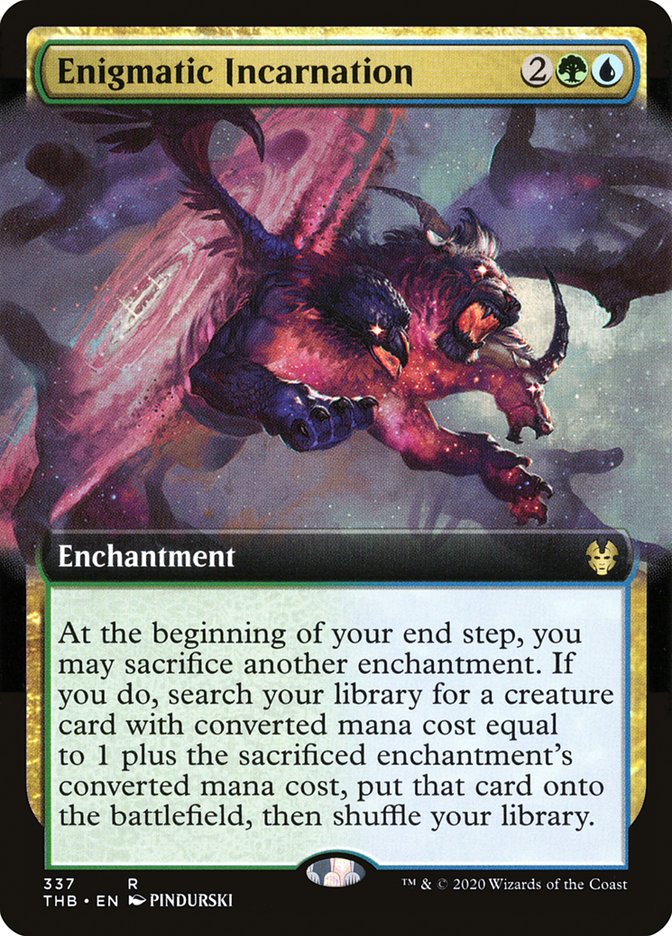 Enigmatic Incarnation, Theros beyond death Card Art