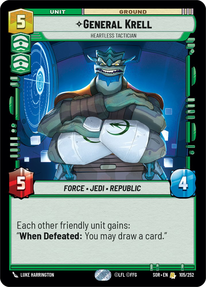 General Krell, Heartless Tactician, Spark of Rebellion Card Art