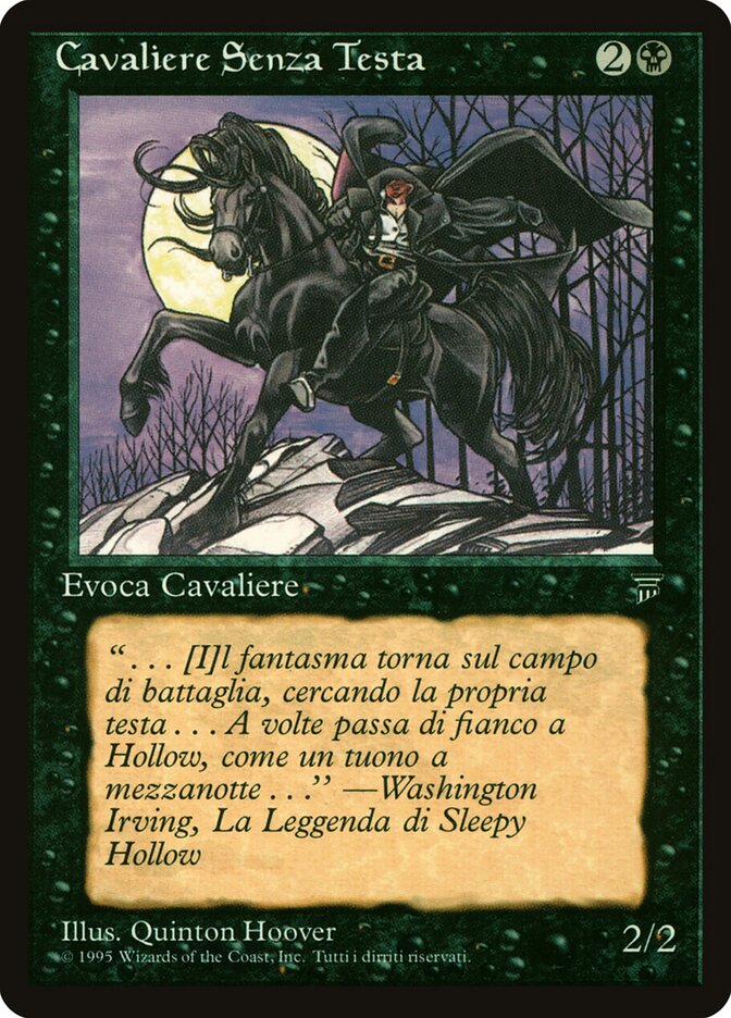 Headless Horseman, Legends Card Art