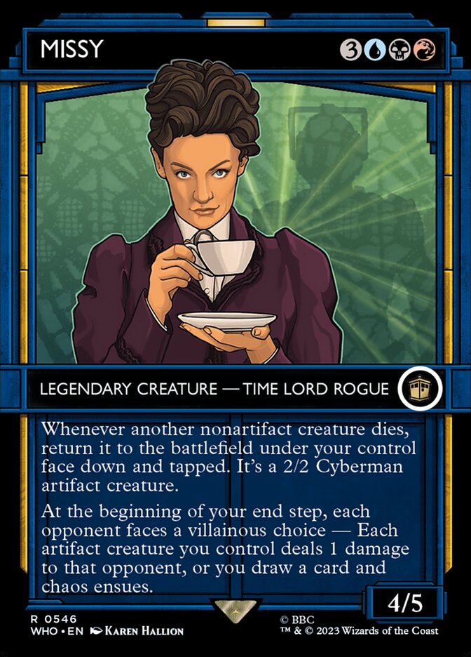 Missy, Doctor who Card Art