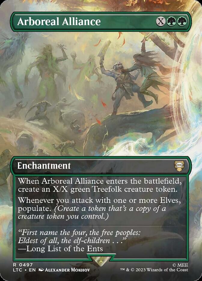 Arboreal Alliance, Tales of middle-earth commander Card Art