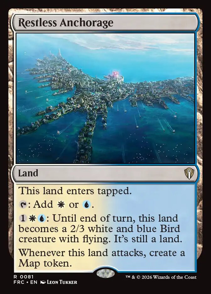 Restless Anchorage, Reality Fracture Commander Card Art