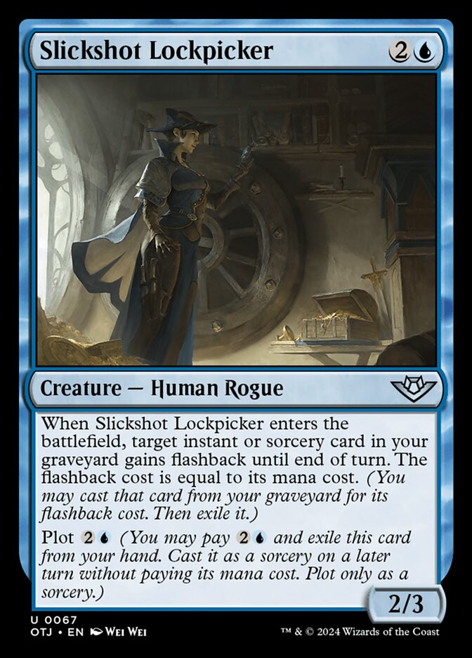 Slickshot Lockpicker, Outlaws of thunder junction Card Art