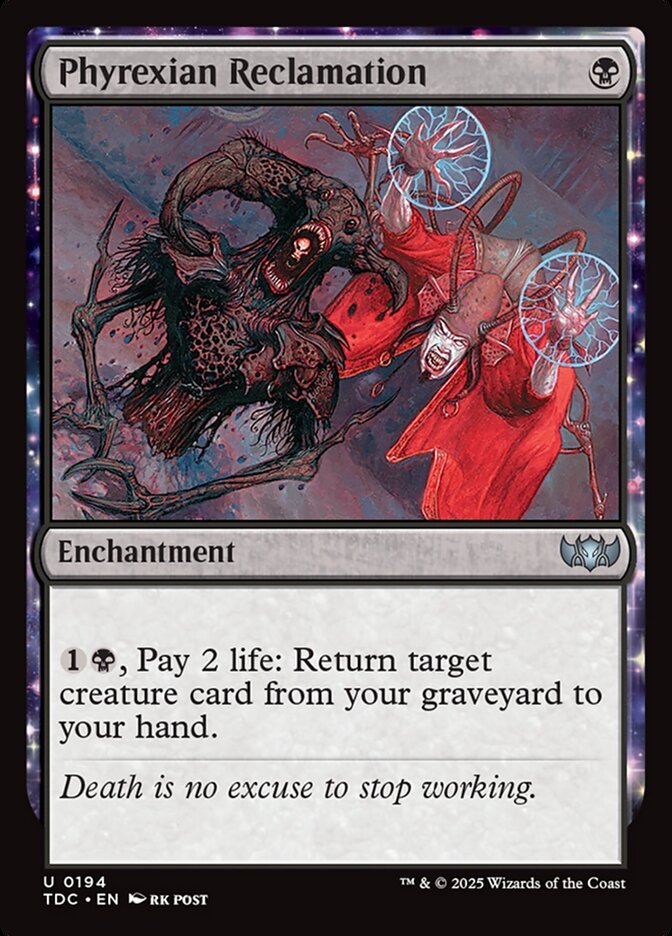 Phyrexian Reclamation, Tarkir: Dragonstorm Commander Card Art