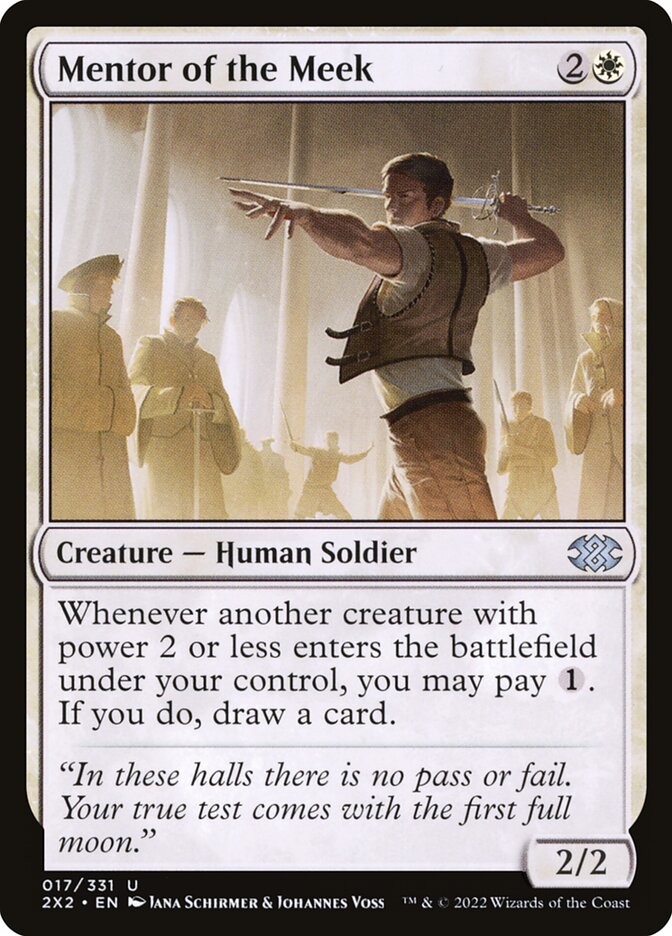 Mentor of the Meek, Double Masters 2022 Card Art