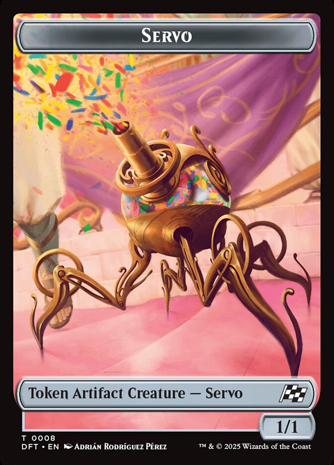 Servo, Aetherdrift Tokens Card Art