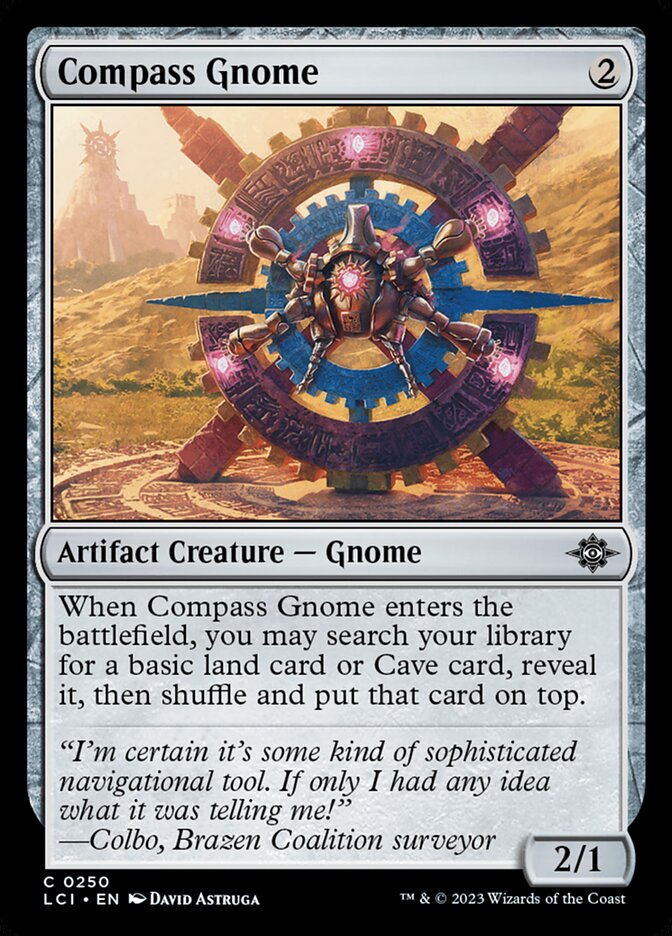 Compass Gnome, The lost caverns of ixalan Card Art
