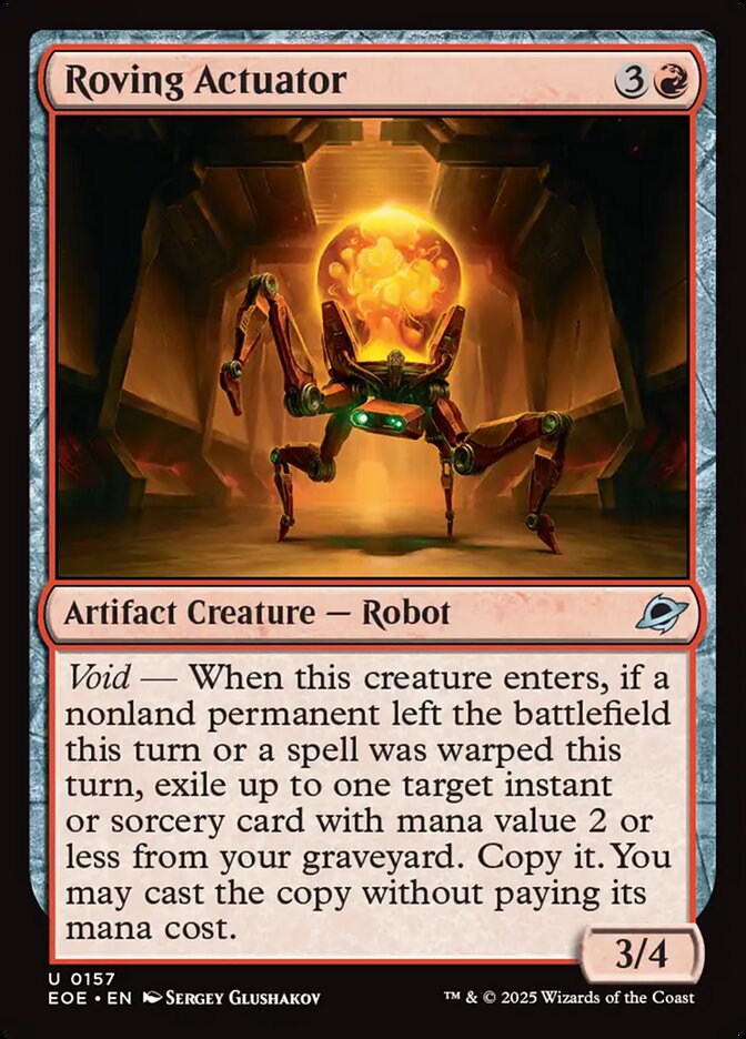 Roving Actuator, Edge of eternities Card Art