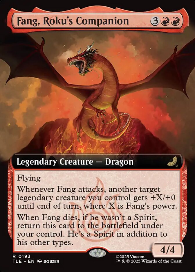 Fang, Roku's Companion, Avatar: The Last Airbender Eternal Card Art