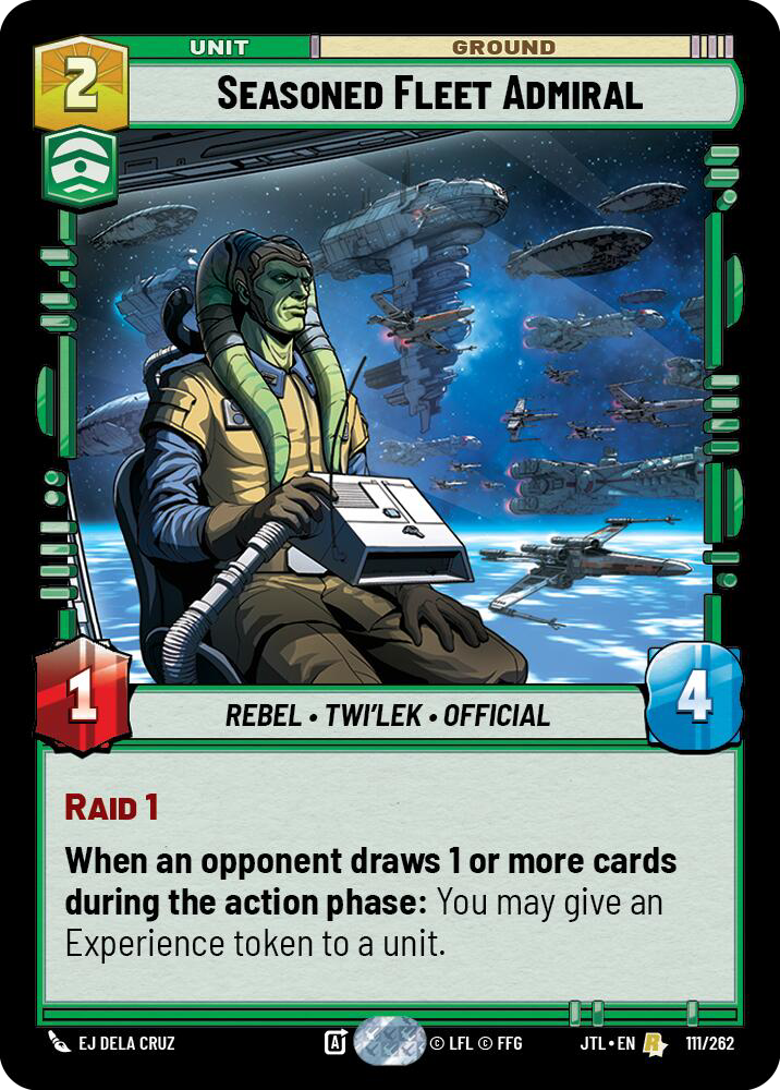 Seasoned Fleet Admiral, Jump to Lightspeed Card Art