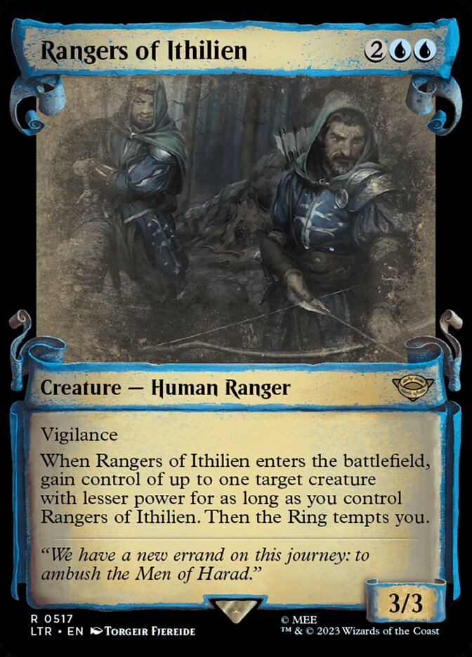 Rangers of Ithilien, The lord of the rings: tales of middle-earth Card Art