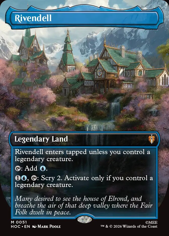 Rivendell, The Hobbit Eternal Card Art