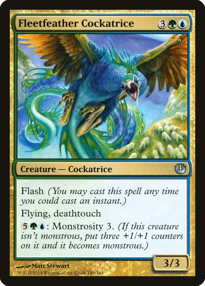 Fleetfeather Cockatrice - Foil