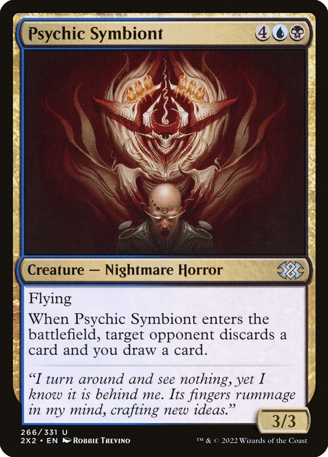 Psychic Symbiont, Double masters 2022 Card Art