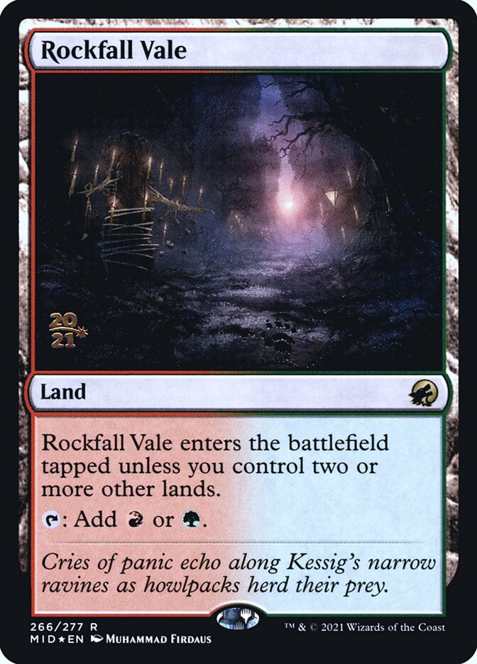 Rockfall Vale, Innistrad: Midnight Hunt Promos Card Art
