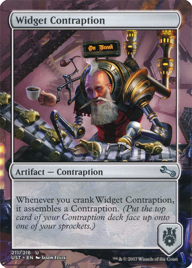 Widget Contraption, Unstable Card Art