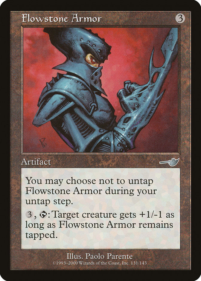 Flowstone Armor, Nemesis Card Art