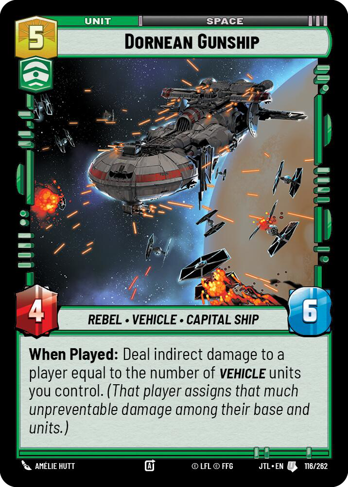 Dornean Gunship, Jump to Lightspeed Card Art