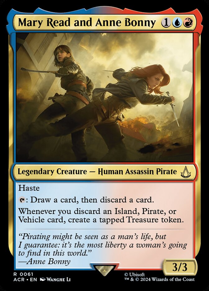 Mary Read and Anne Bonny, Assassin's creed Card Art
