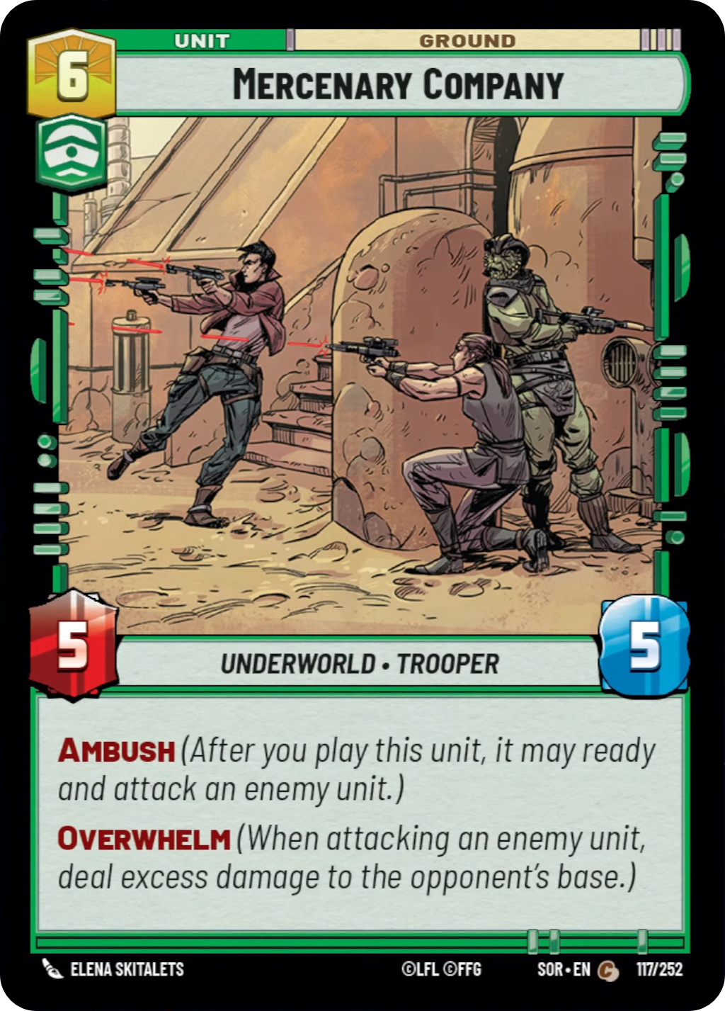 Mercenary Company - Foil
