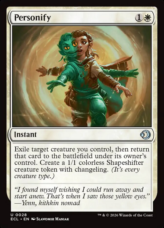 Personify, Lorwyn Eclipsed Card Art