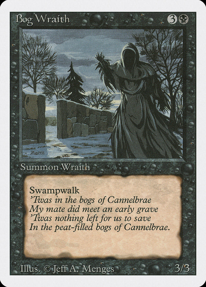 Bog Wraith, Revised edition Card Art