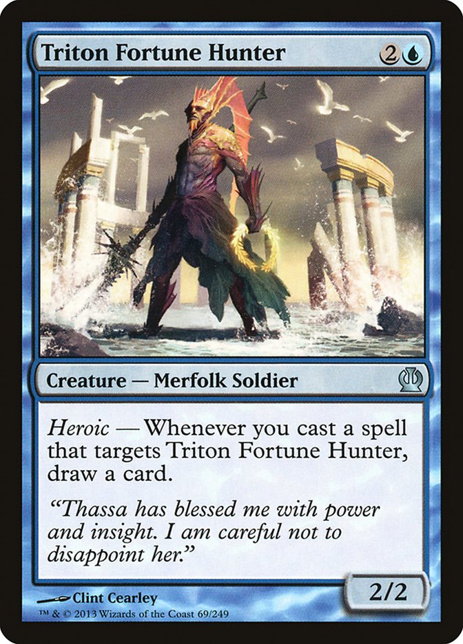 Triton Fortune Hunter, Theros Card Art