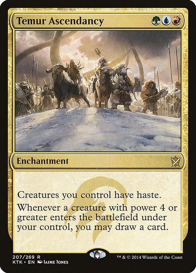 Temur Ascendancy, Khans Of Tarkir Card Art