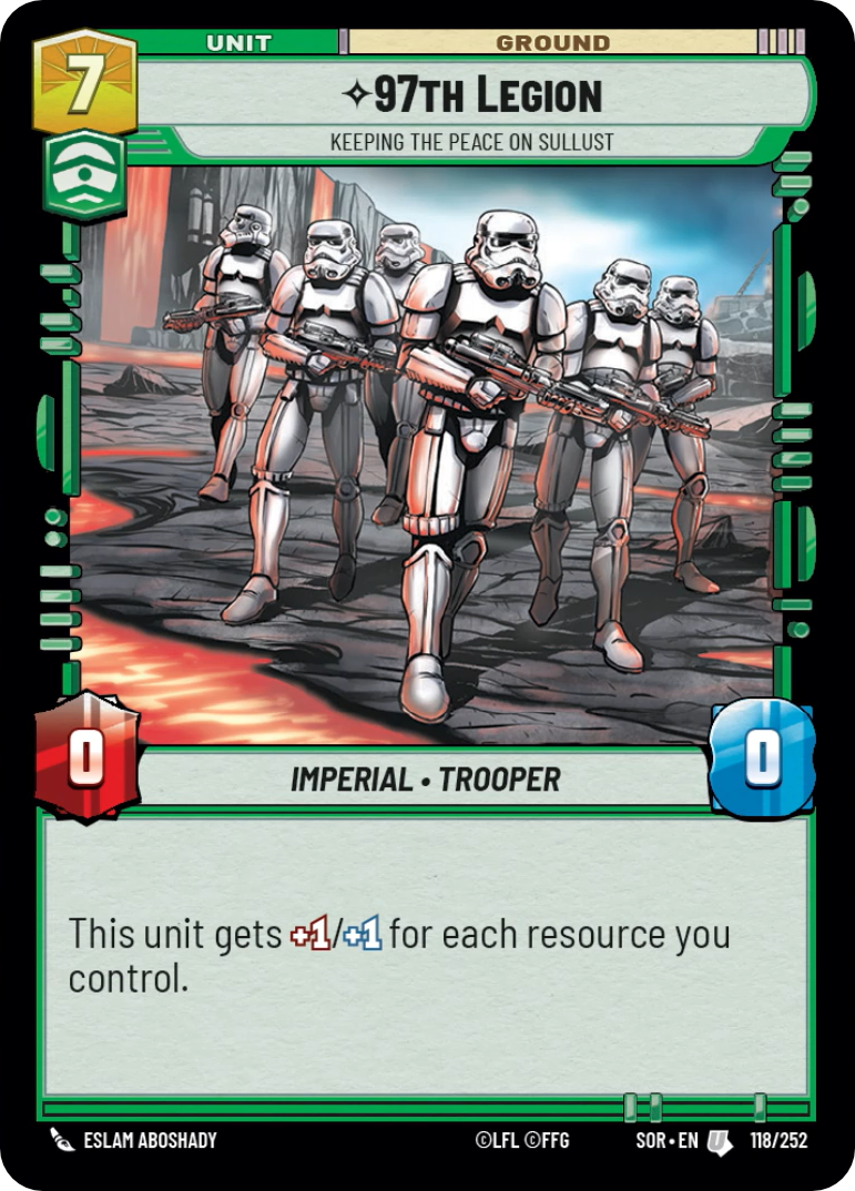 97th Legion, Keeping the Peace on Sullust - Foil