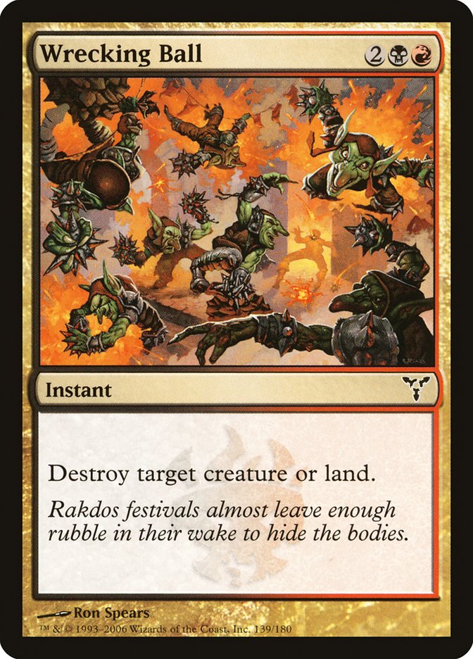 Wrecking Ball, Dissension Card Art