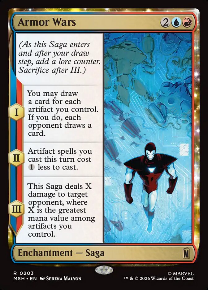 Armor Wars, Marvel Super Heroes Card Art