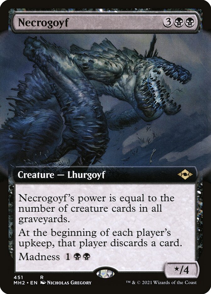 Necrogoyf, Modern horizons 2 Card Art