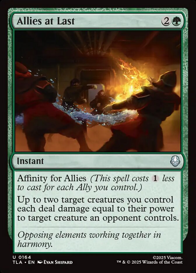 Allies at Last, Avatar: The Last Airbender Card Art