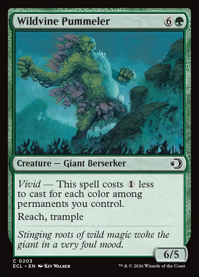 Wildvine Pummeler, Lorwyn Eclipsed Card Art