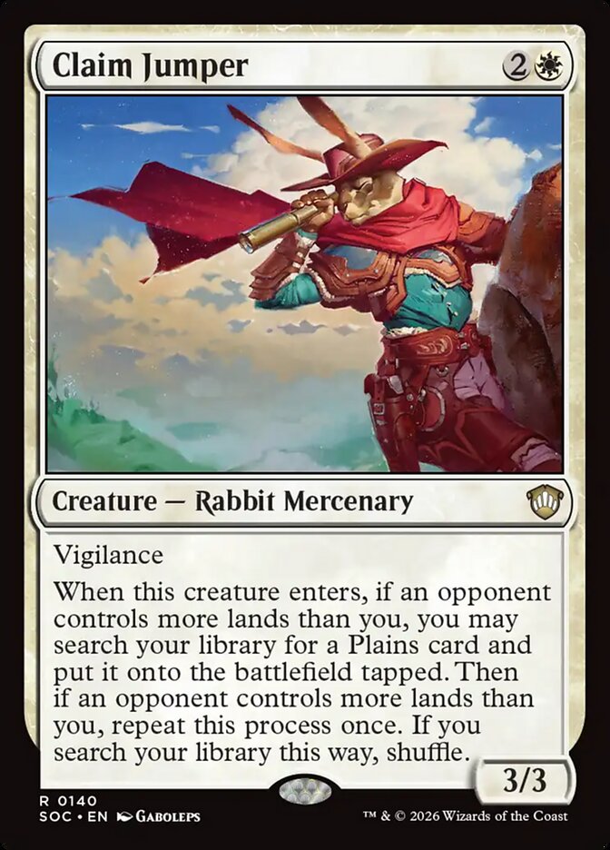 Claim Jumper, Secrets Of Strixhaven Commander Card Art