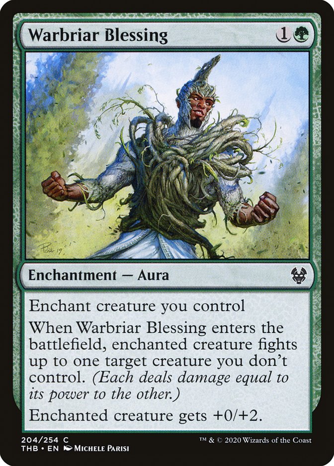 Warbriar Blessing, Theros beyond death Card Art