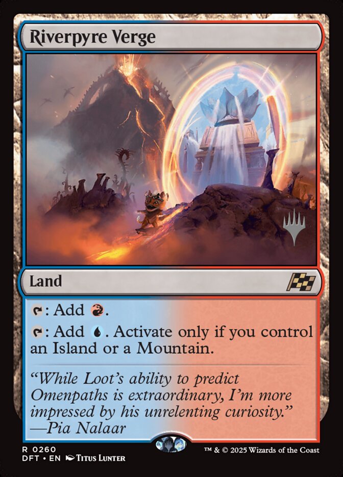 Riverpyre Verge, Aetherdrift promos Card Art