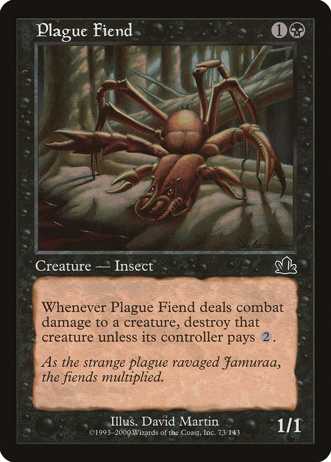 Plague Fiend, Prophecy Card Art