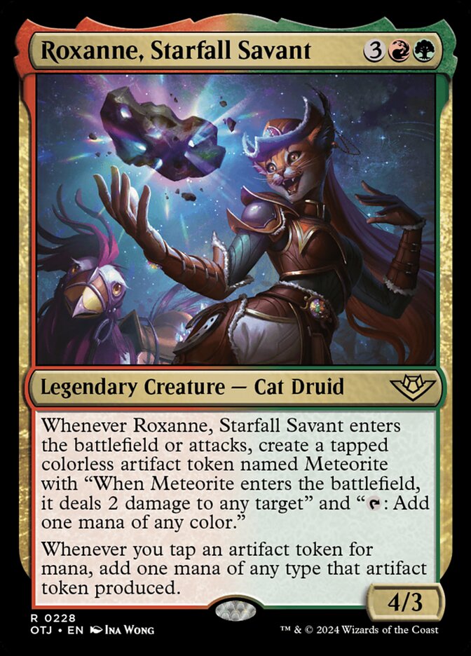 Roxanne, Starfall Savant, Outlaws of thunder junction Card Art