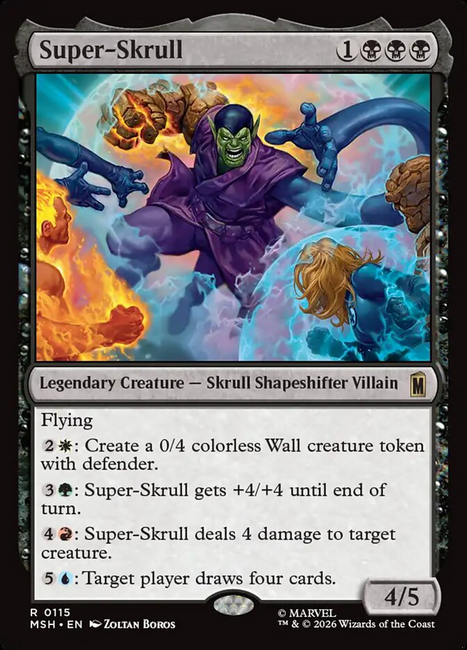 Super-Skrull, Marvel Super Heroes Card Art
