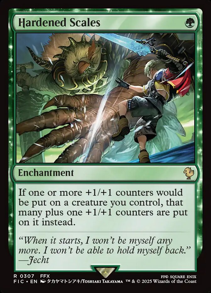 Hardened Scales, Final fantasy commander Card Art