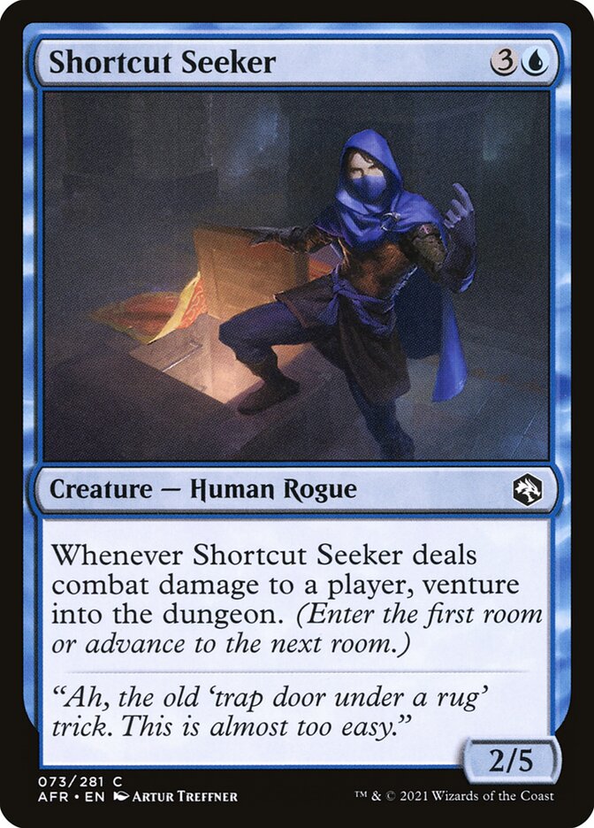 Shortcut Seeker, Adventures in the forgotten realms Card Art