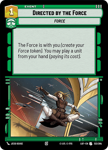 Directed by the Force, Legends of the Force Card Art