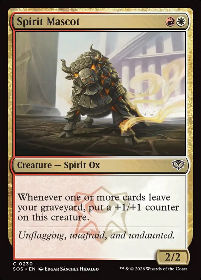 Spirit Mascot, Secrets Of Strixhaven Card Art