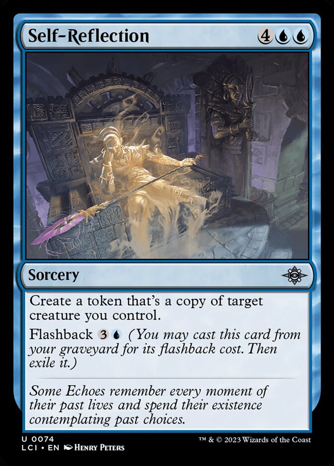 Self-Reflection, The lost caverns of ixalan Card Art