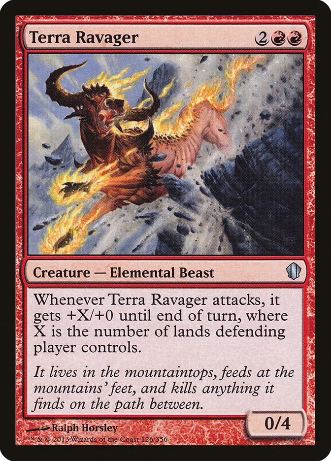 Terra Ravager, Commander 2013 Card Art